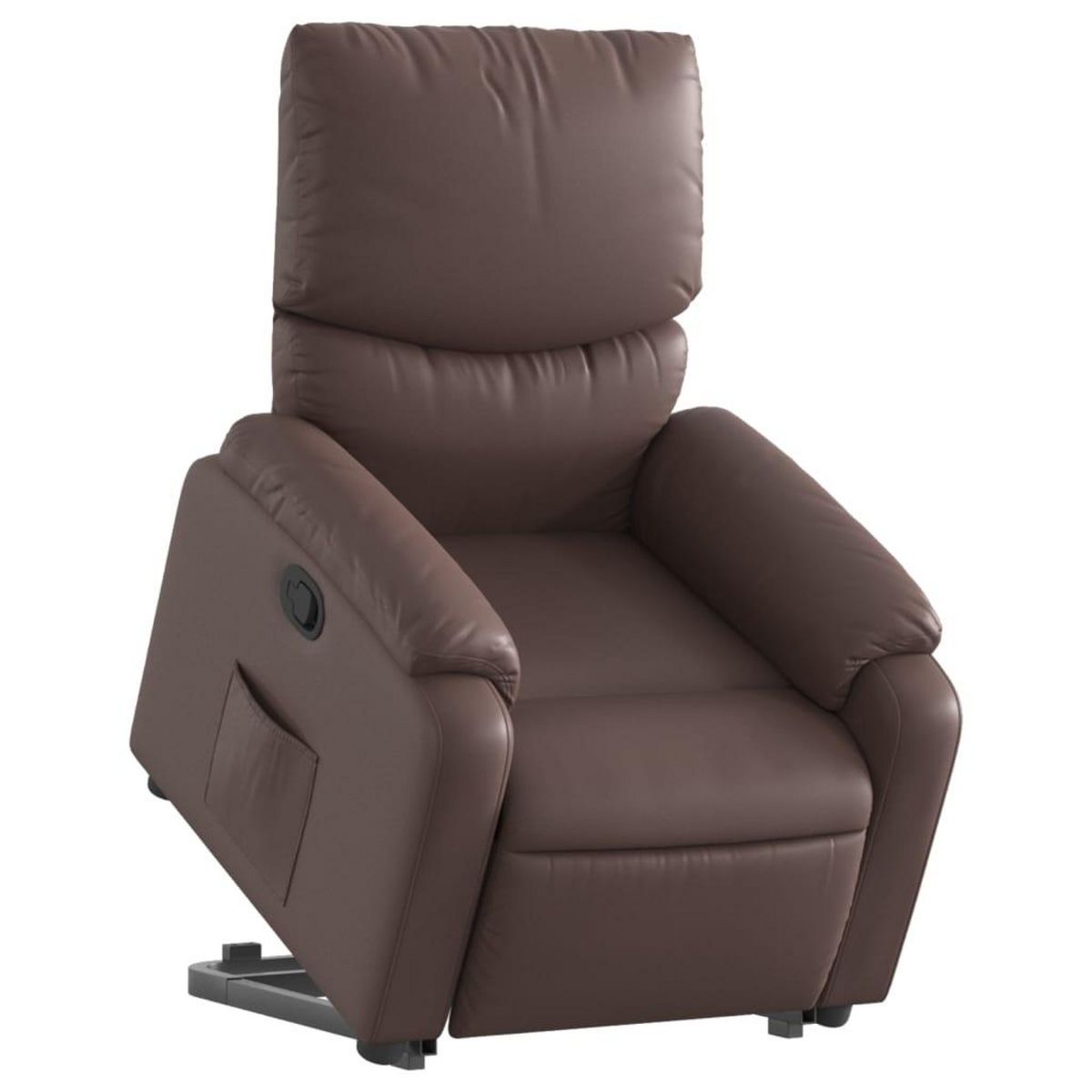 VIDAXL Fauteuil inclinable marron similicuir