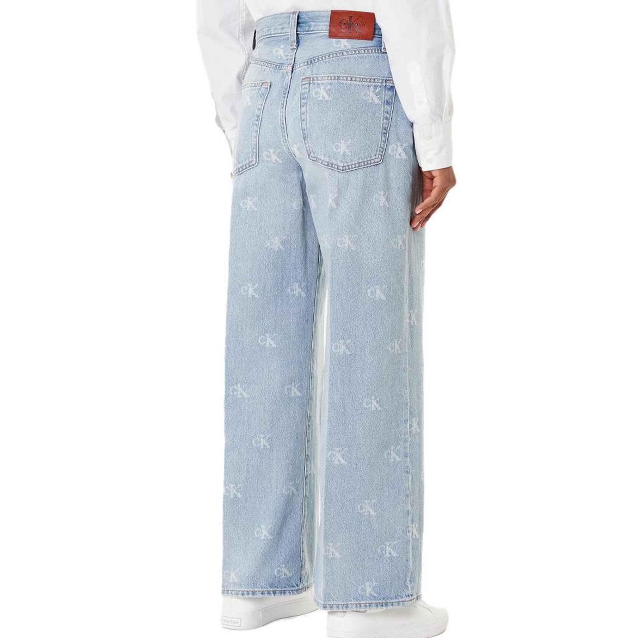 Voir la diapositive 2 : CALVIN KLEIN JEANS Jean loose bleu femme calvin klein jeans the wide