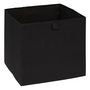 Voir la diapositive 3 : FIVE Boîte de rangement ZEBRA - L. 31 x l. 31 x H. 31 cm - Noir