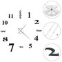 Voir la diapositive 2 : VIDAXL Horloge murale 3D Design moderne 100 cm XXL Noir