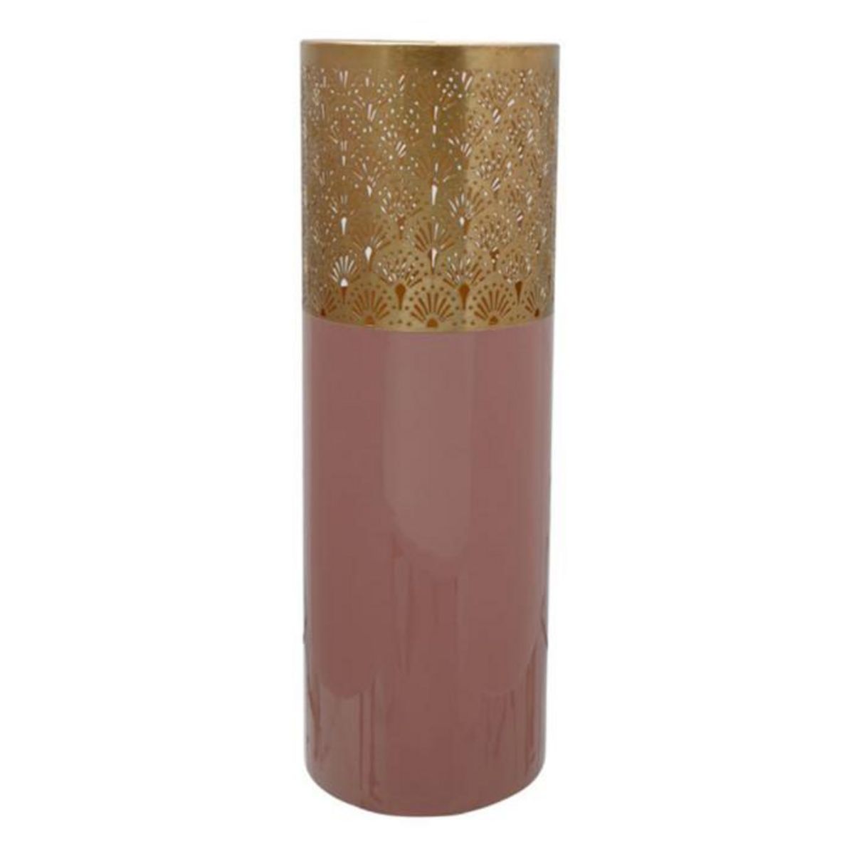 Paris Prix Vase Rond Design  Decoa  60cm Rose & Or