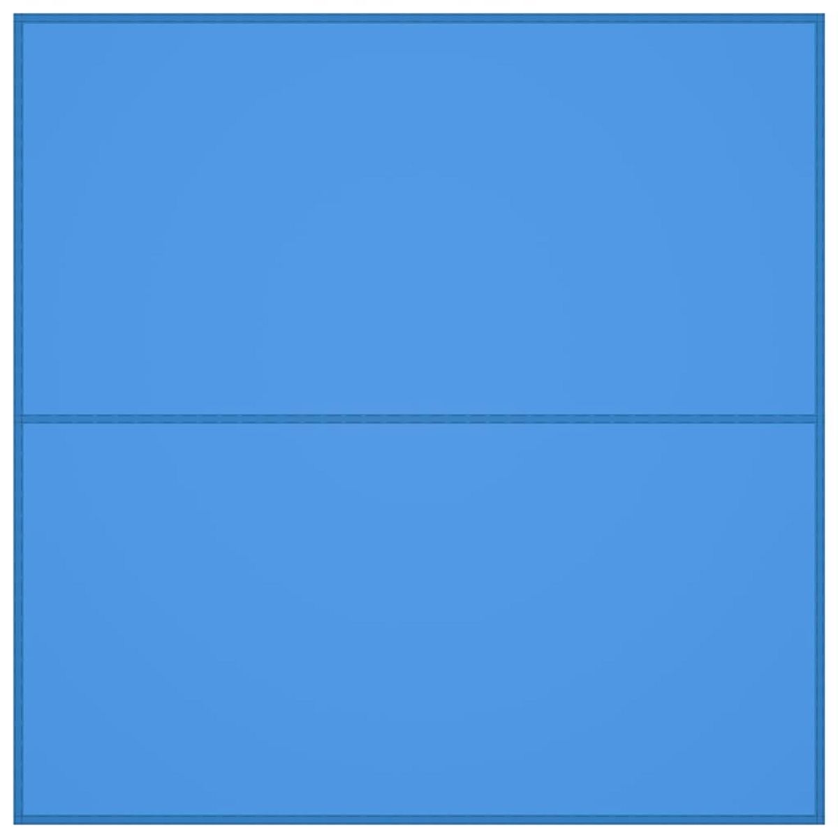 VIDAXL Bache d'exterieur 4x4 m Bleu