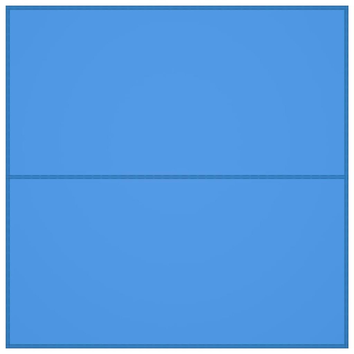 VIDAXL Bache d'exterieur 4x4 m Bleu