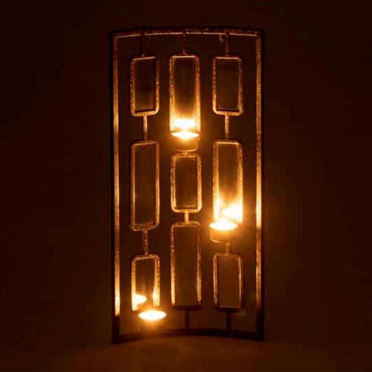 Paris Prix Photophore avec Miroirs  Comenza  52cm Gris