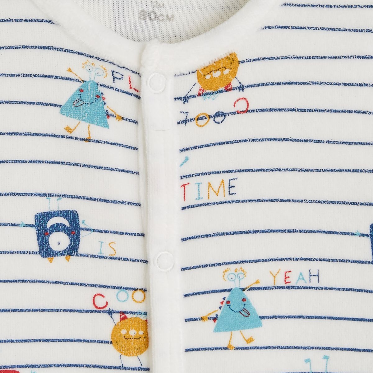 INEXTENSO Dors bien velours à rayures bébé garçon