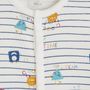 Voir la diapositive 2 : INEXTENSO Dors bien velours à rayures bébé garçon