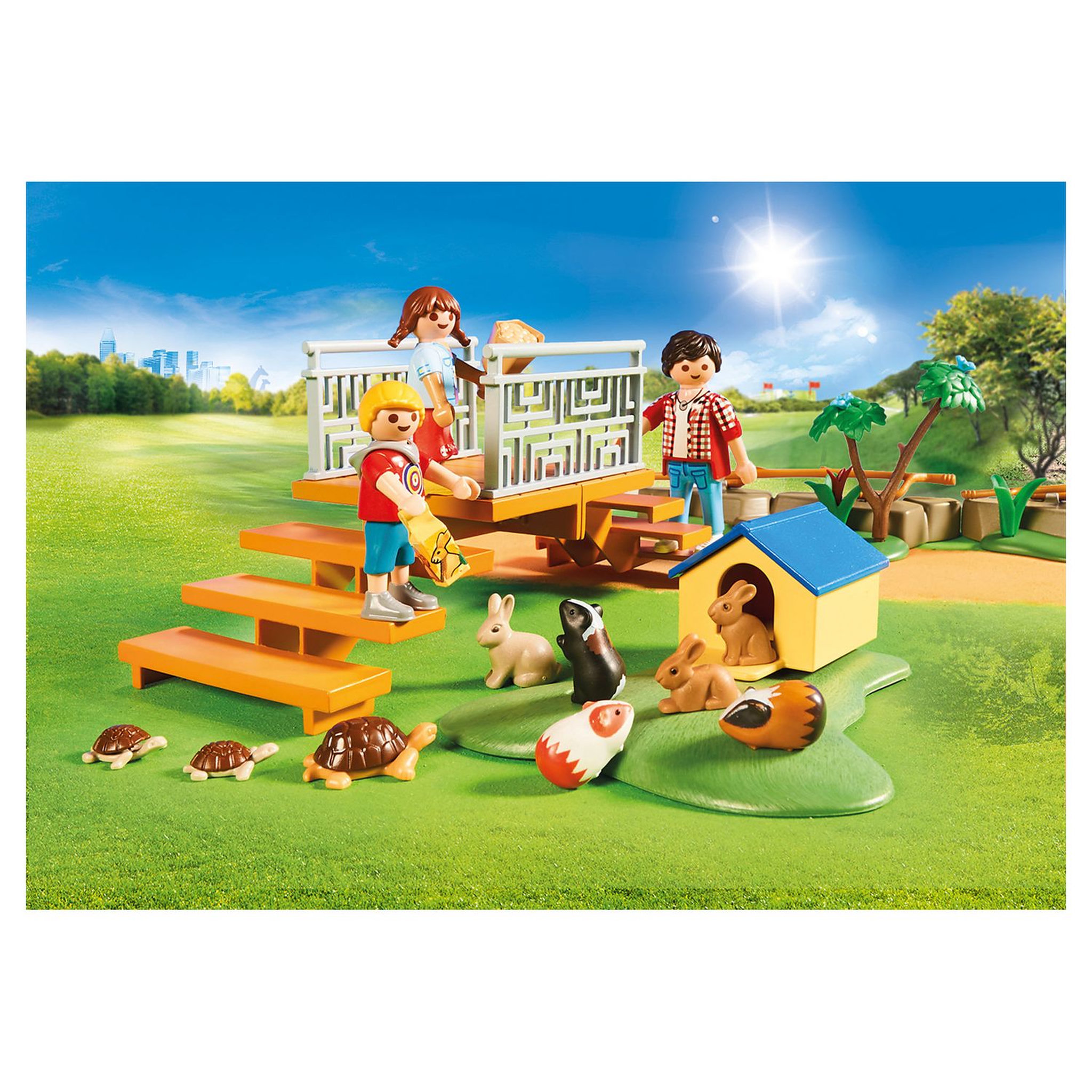 Voir la diapositive 3 : PLAYMOBIL 70342 - Family Fun - Jardin Animalier