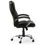 Voir la diapositive 3 : VS VENTA-STOCK Fauteuil de Bureau à Hauteur réglable et inclinable Nixon Similicuir Noir