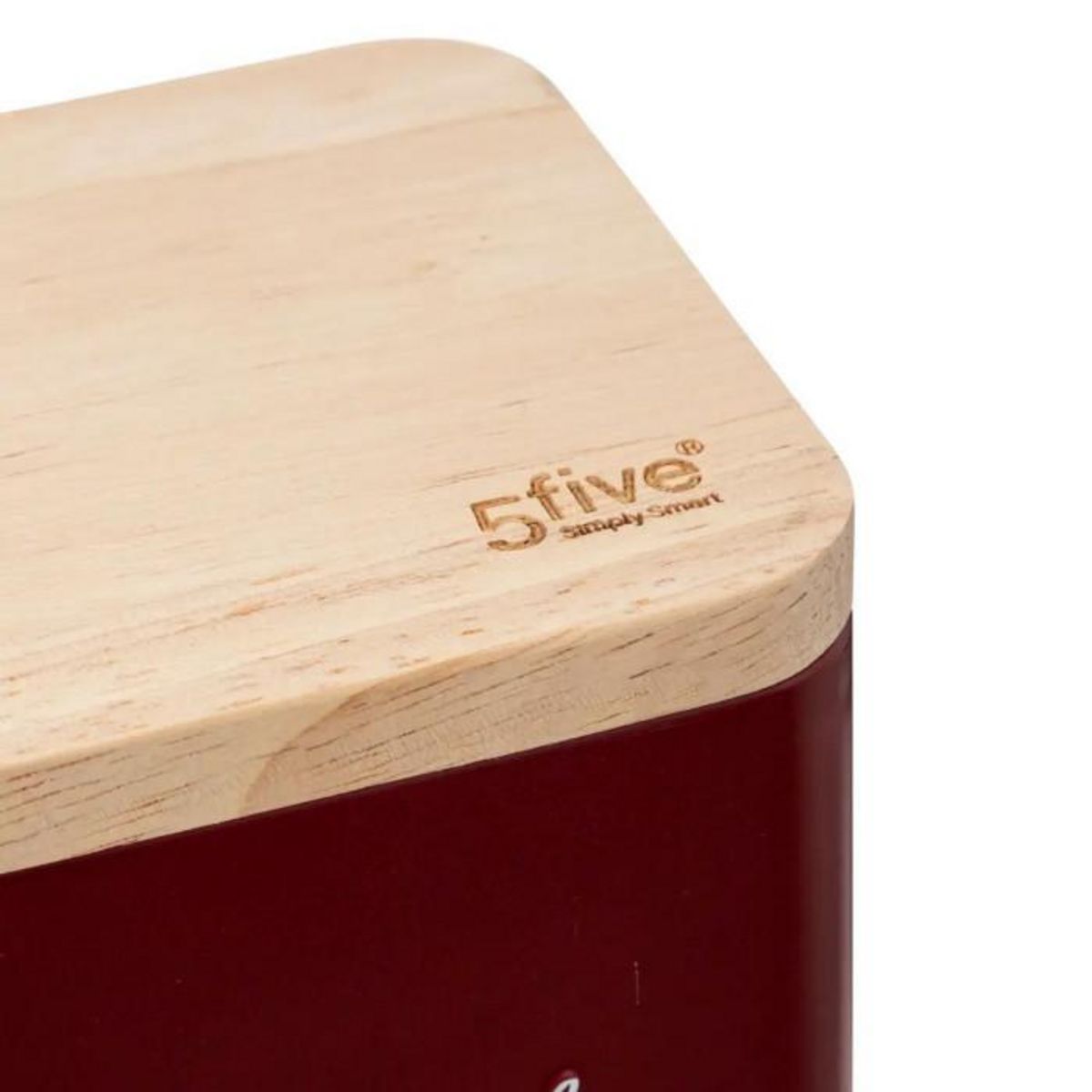 FIVE Boîte à Capsules Café  Color Edition  18cm Bordeaux