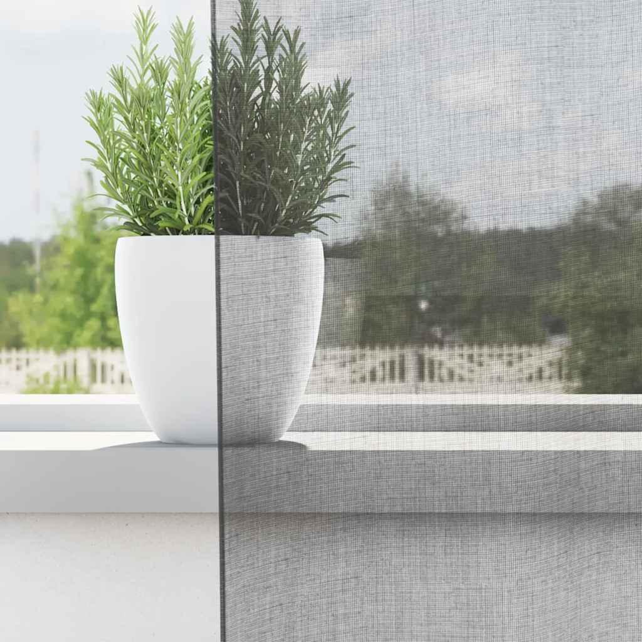 Voir la diapositive 3 : VIDAXL Rideaux en voile avec boucles 2 pcs gris fonce 140x245 cm