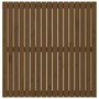 Voir la diapositive 4 : VIDAXL Tete de lit murale Marron miel 108x3x110 cm Bois massif de pin