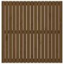 Voir la diapositive 4 : VIDAXL Tete de lit murale Marron miel 108x3x110 cm Bois massif de pin