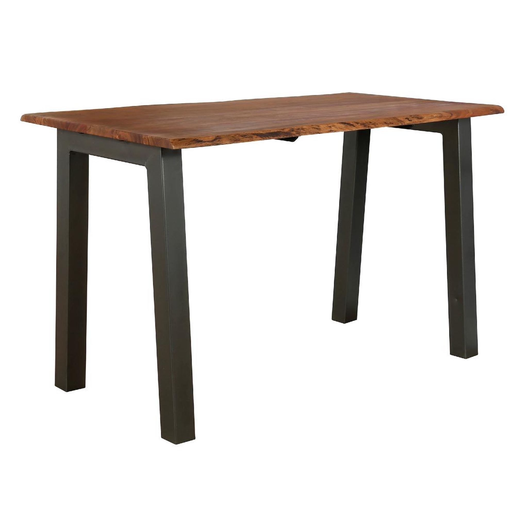 JLC KREATION Table haute en bois massif d'acacia ERNEST