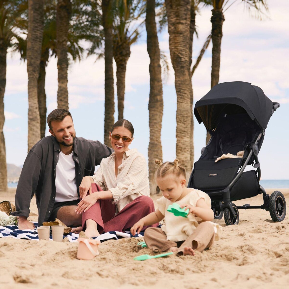 KINDERKRAFT Poussette canne compacte légère 27 kg