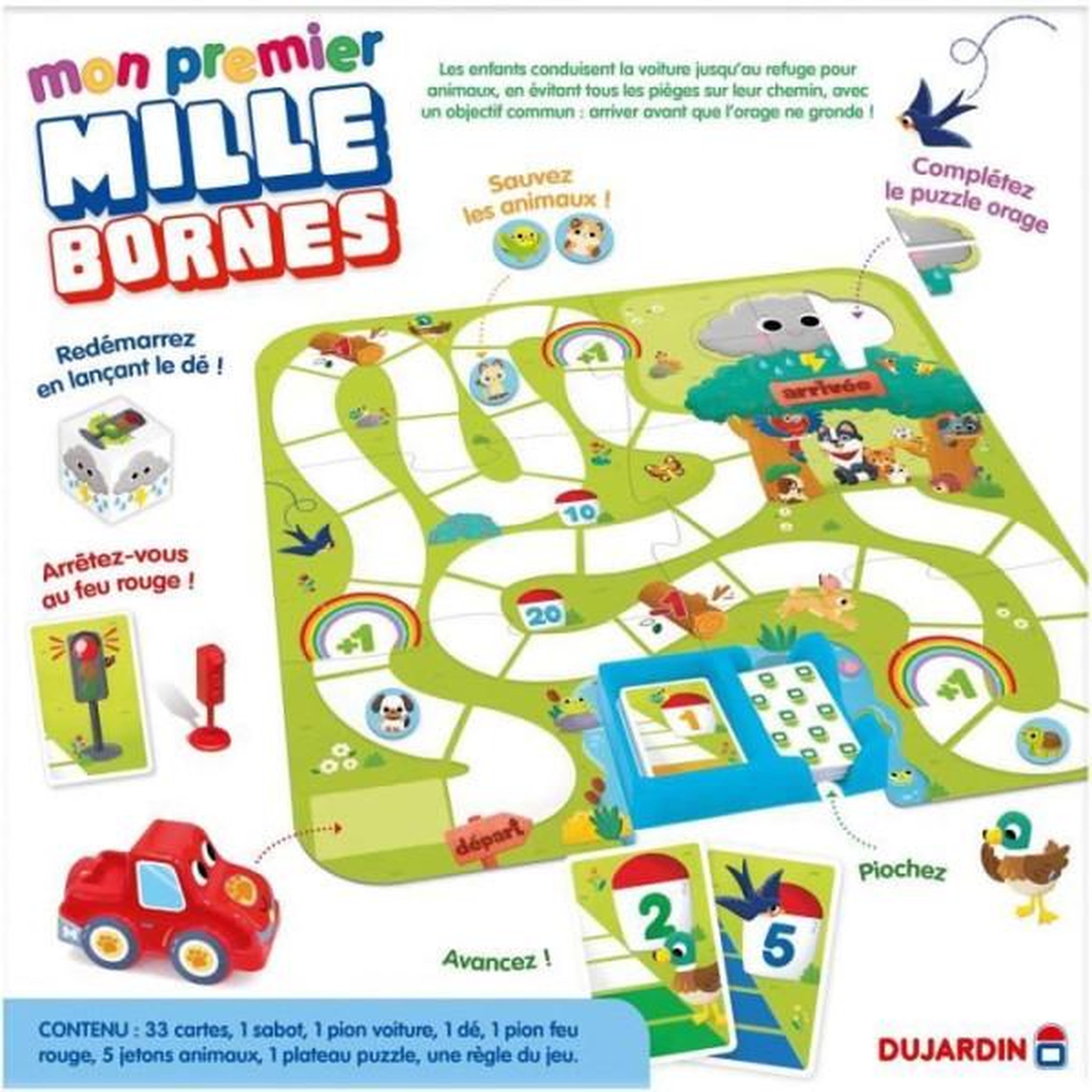 Voir la diapositive 5 : Dujardin Jeu classique Dujardin Mon premier Mille Bornes