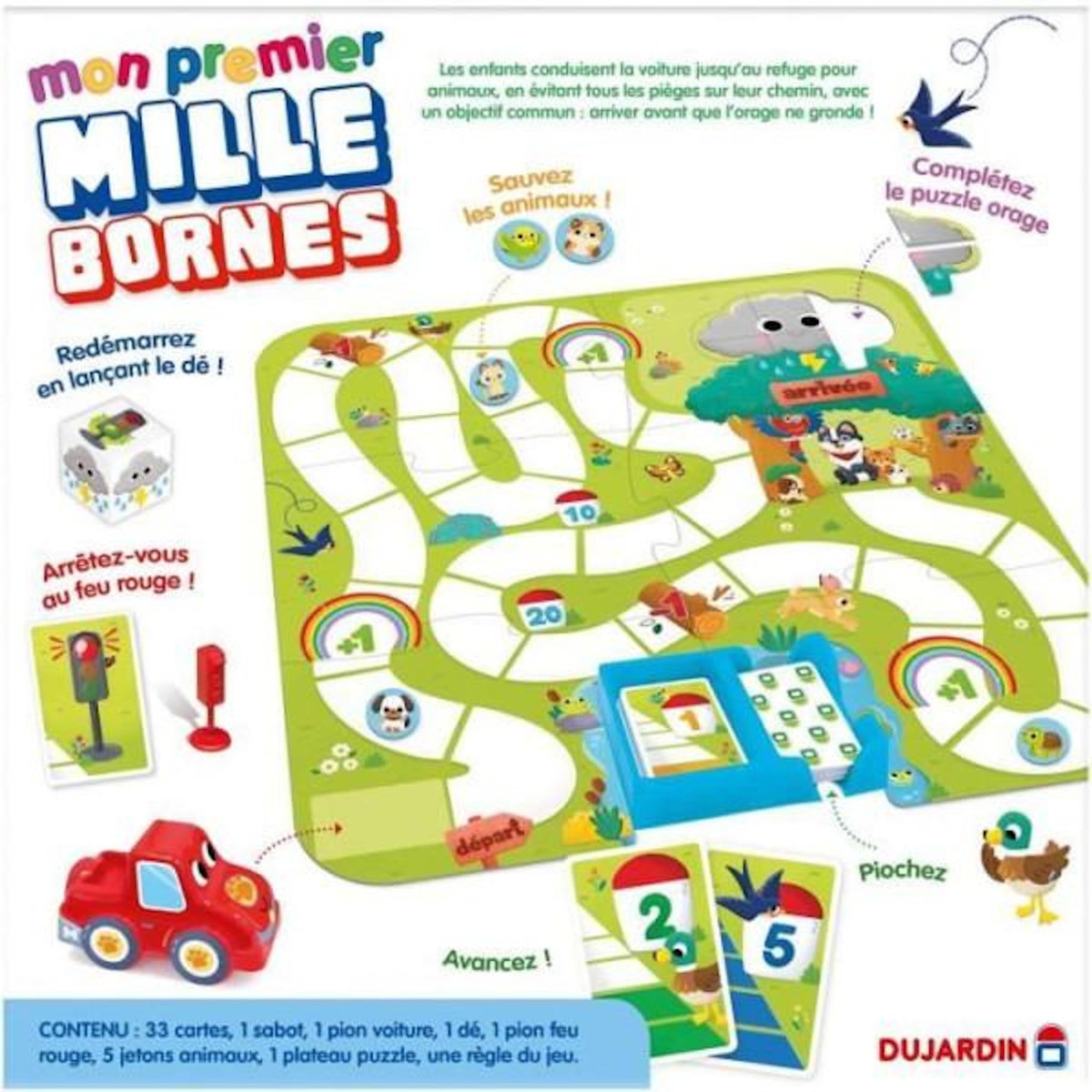 Dujardin Jeu classique Dujardin Mon premier Mille Bornes