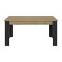 Voir la diapositive 3 : GAMI Table extensible - GAMI - TRUST - Chene / Noir - 8 personnes - 90 x 160 x 77 cm