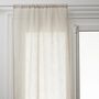 Voir la diapositive 2 : ATMOSPHERA Lot de 2 Rideaux Voilage  Fred  60x120cm Lin
