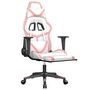 Voir la diapositive 3 : VIDAXL Chaise de jeu de massage avec repose-pied Blanc&Rose Similicuir