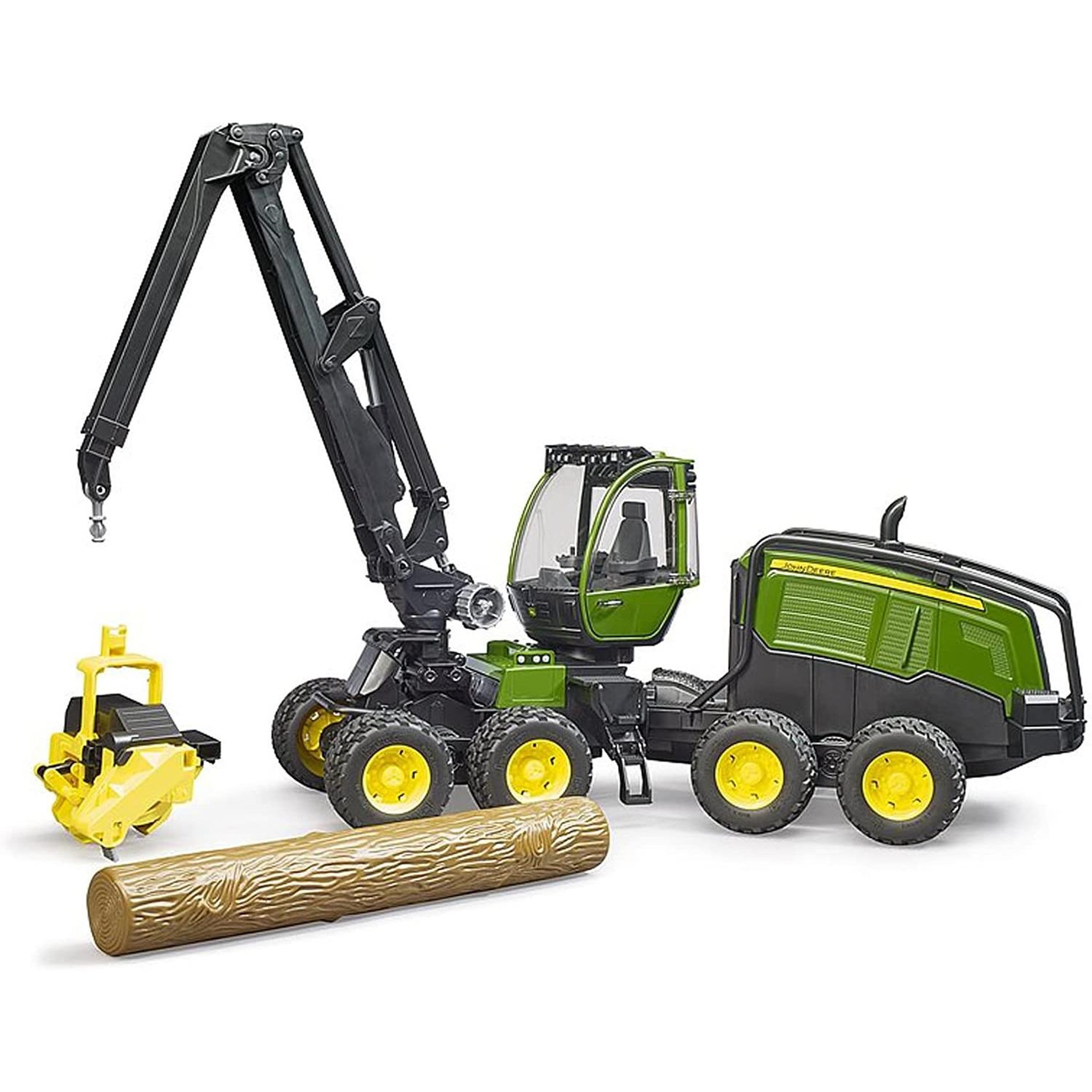 Voir la diapositive 5 : Bruder Abatteuse Bruder John Deere 1270G avec tronc