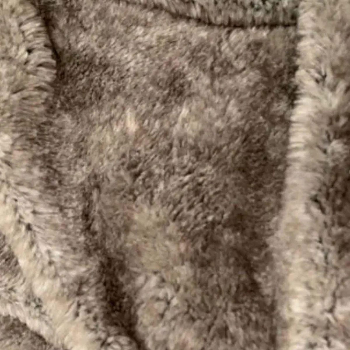 ATMOSPHERA Plaid Imitation Fourrure  Grizzli  120x160cm Gris