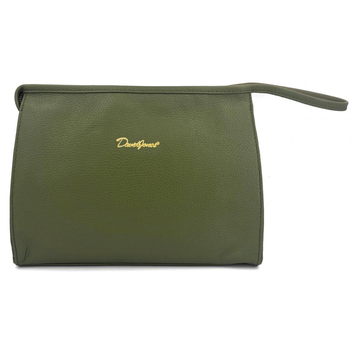 David Jones Trousse de toilette cuir de vachette
