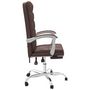 Voir la diapositive 4 : VIDAXL Fauteuil inclinable de bureau Marron Similicuir