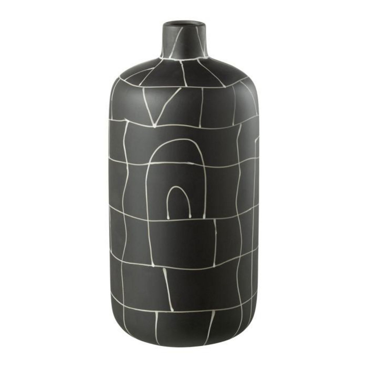 Paris Prix Vase Bouteille en Céramique  Japan  37cm Noir