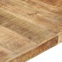 Voir la diapositive 5 : VIDAXL Table basse 140x140x40 cm Bois de manguier brut