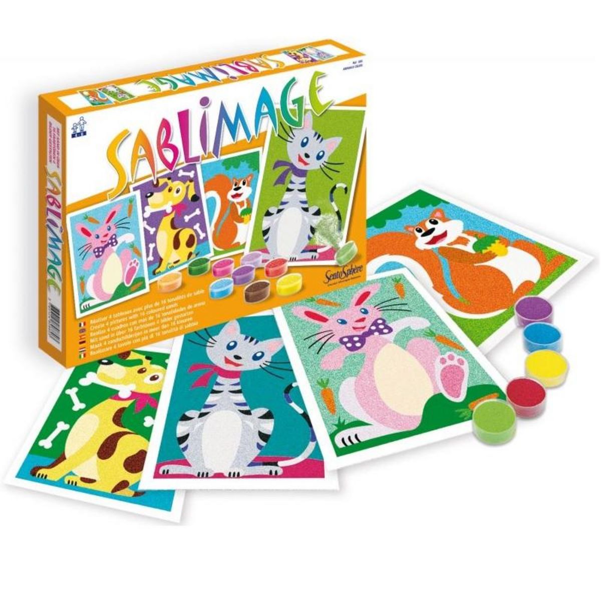 Sentosphère Sablimage animaux câlins