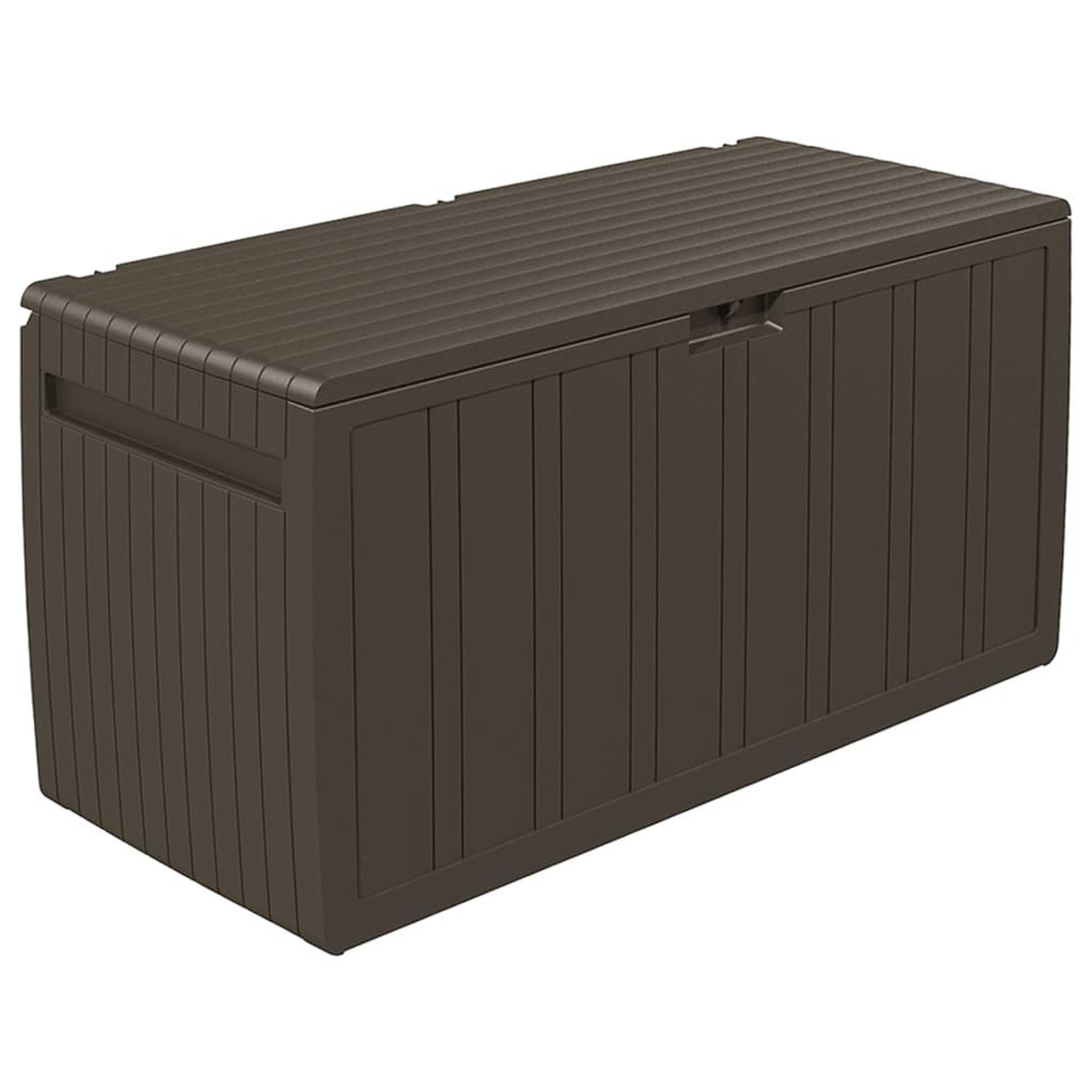 VIDAXL Boîte a coussins marron 117x45,5x57,5 cm 270 l
