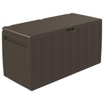 VIDAXL Boîte a coussins Marron 117x45,5x57,5 cm 270 L