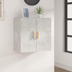 VIDAXL Armoire murale Gris beton 60x30x60 cm Bois d'ingenierie