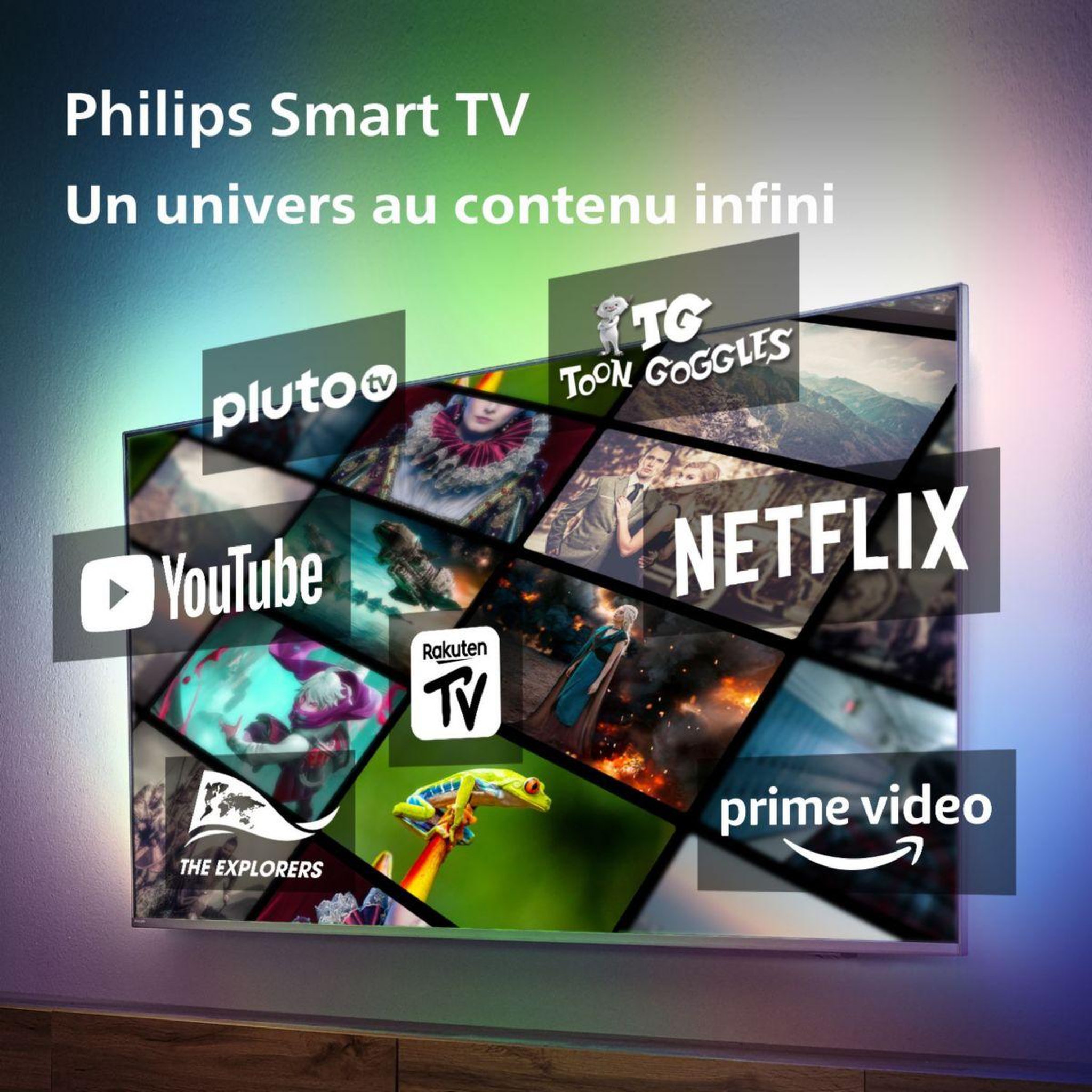 Voir la diapositive 4 : Philips TV LED 32PFS6908 Ambilight