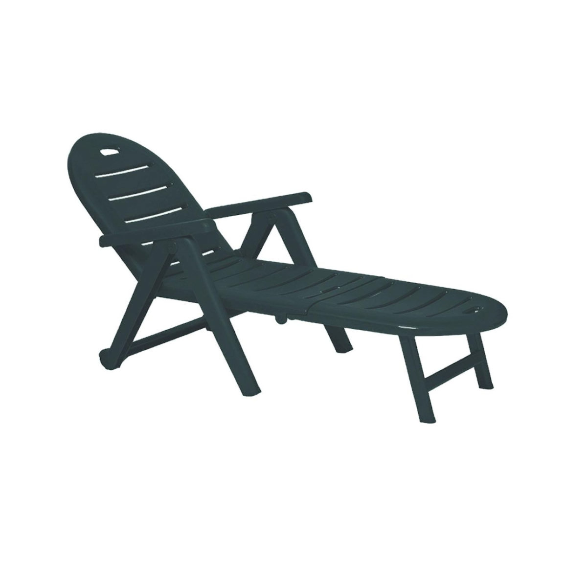 CONCEPT USINE Lot 2 bains de soleil vert CAIMAN