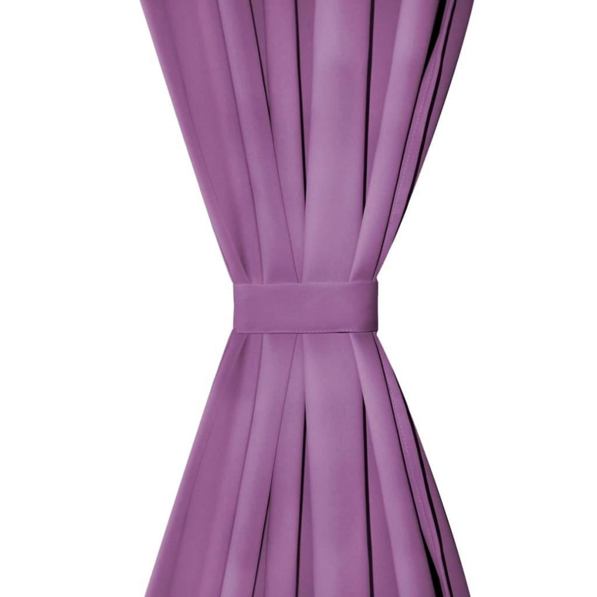 VIDAXL Rideau occultant avec boucles 2 pcs 140 x 225 cm Lilas