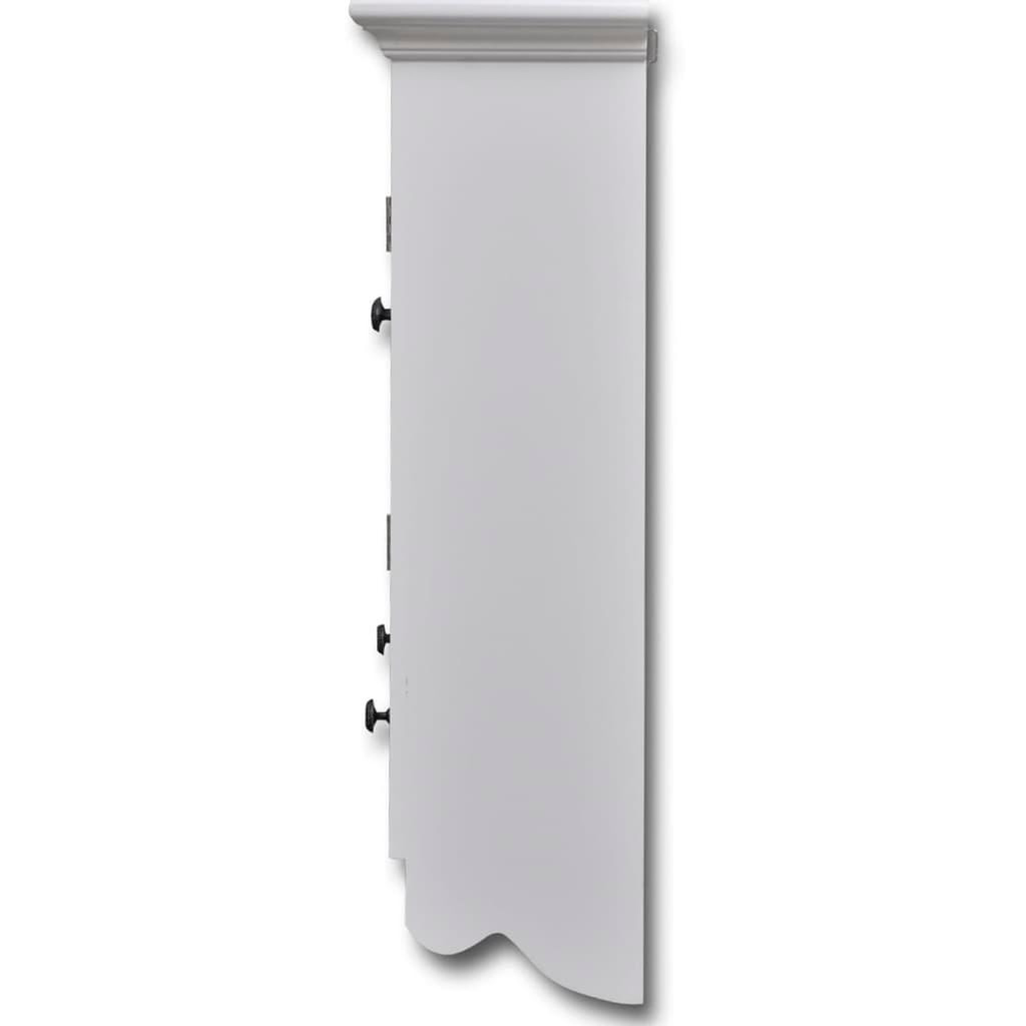 Voir la diapositive 5 : VIDAXL Placard mural de cuisine avec porte en verre Bois blanc