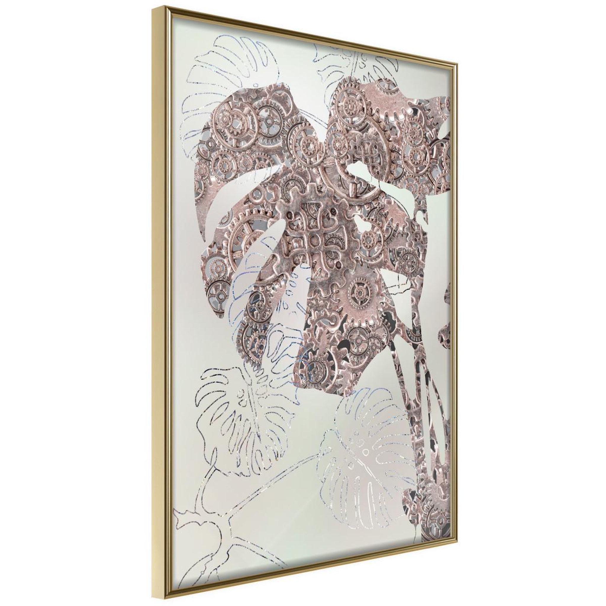 Paris Prix Affiche murale encadrée  ornamented monstera
