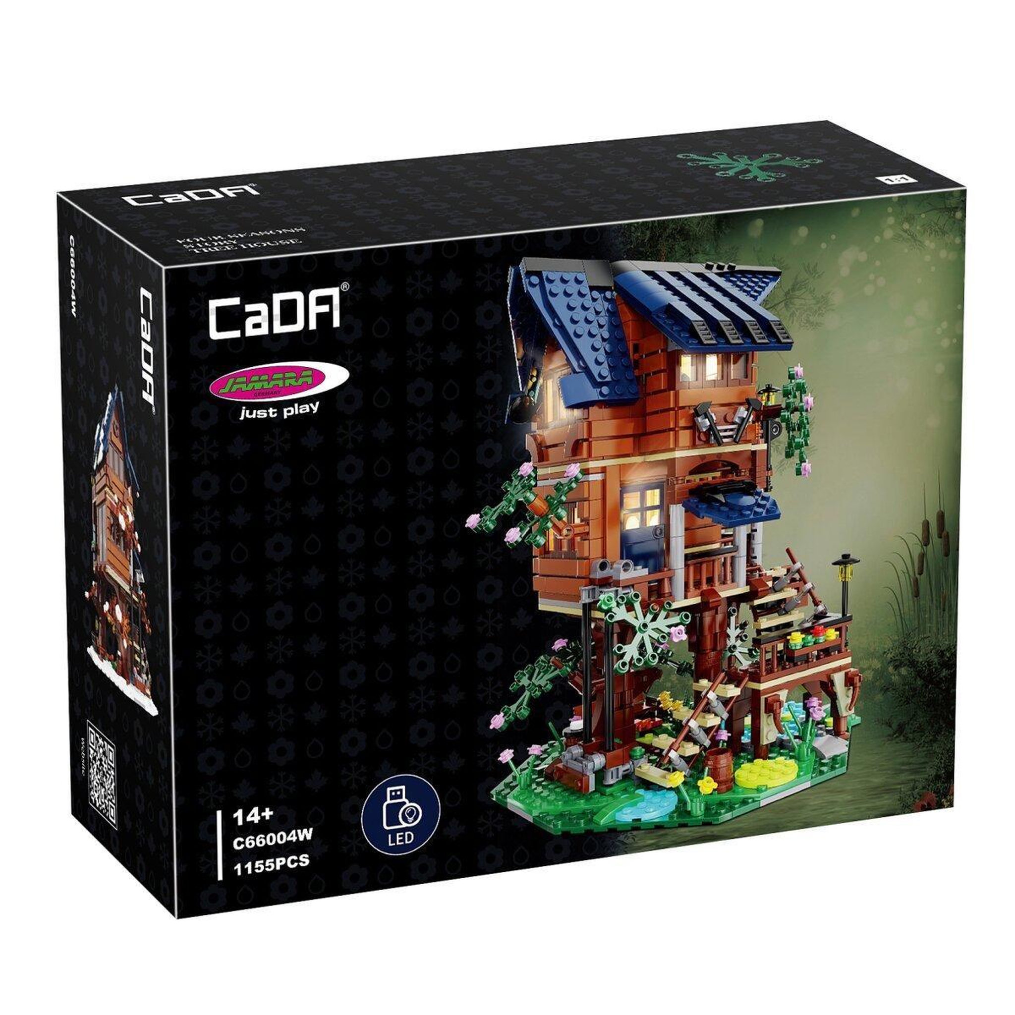 Voir la diapositive 3 : Jamara Cada cabane dans l'arbre 4 saisons 1:46 bricks