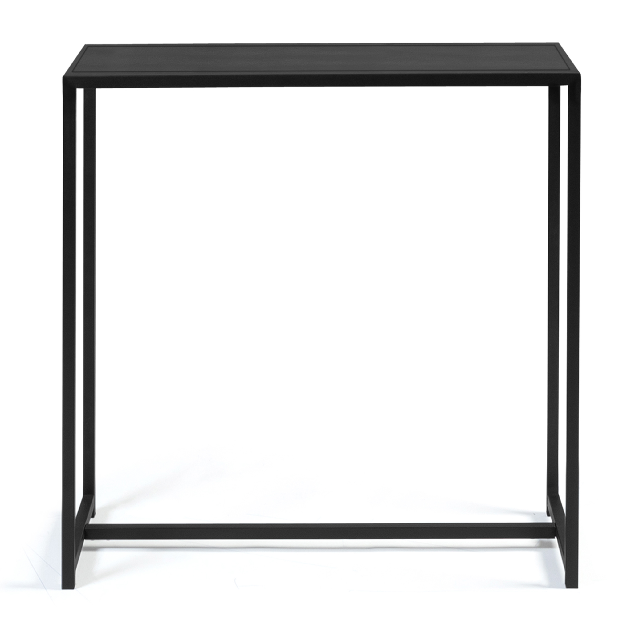 Voir la diapositive 6 : ID MARKET Console davis en métal noir mat design industriel
