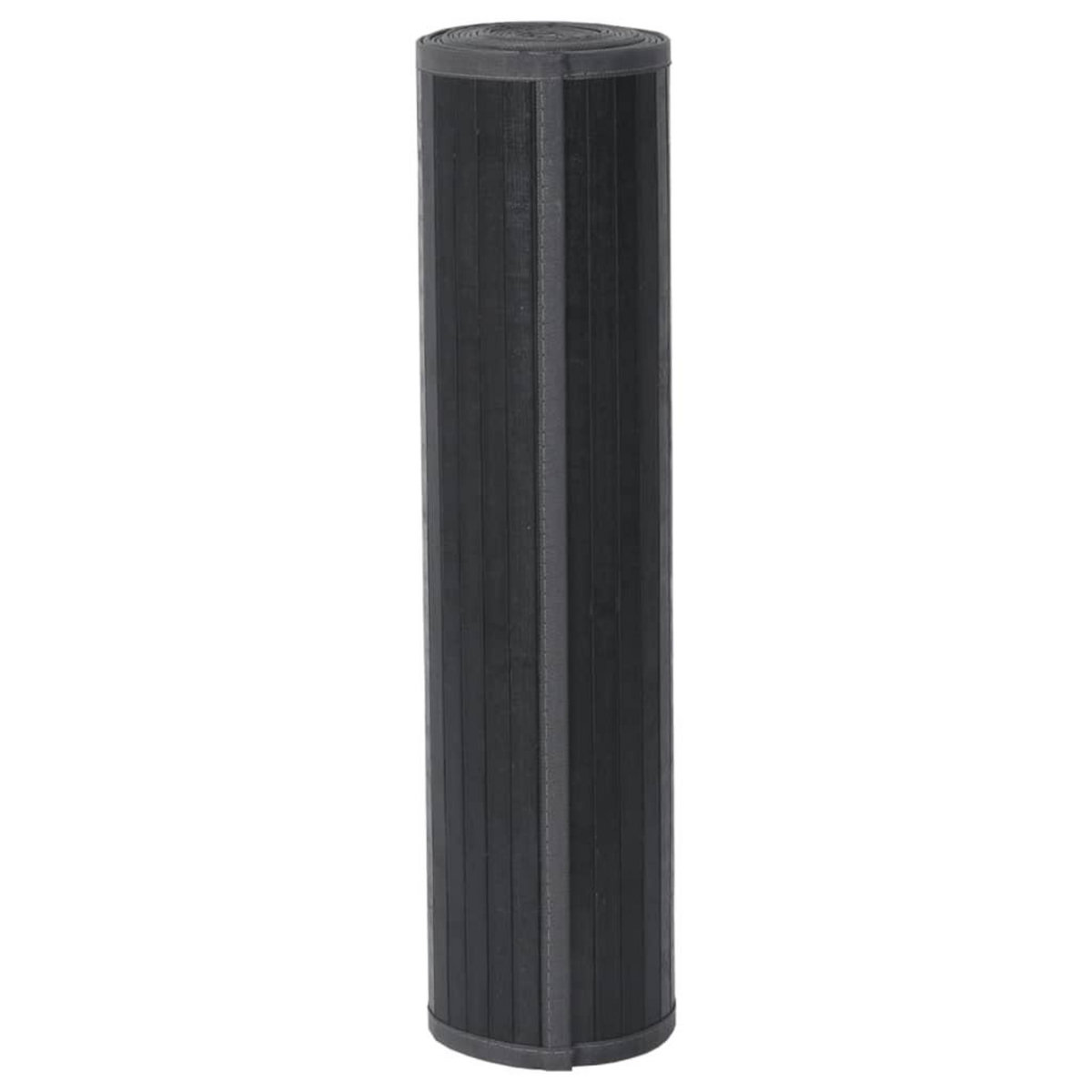 VIDAXL Tapis rectangulaire gris 60x300 cm bambou