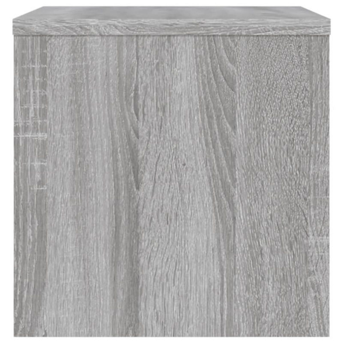 VIDAXL Tables de chevet 2 pcs Sonoma gris 40x30x30cm Bois d ingénierie