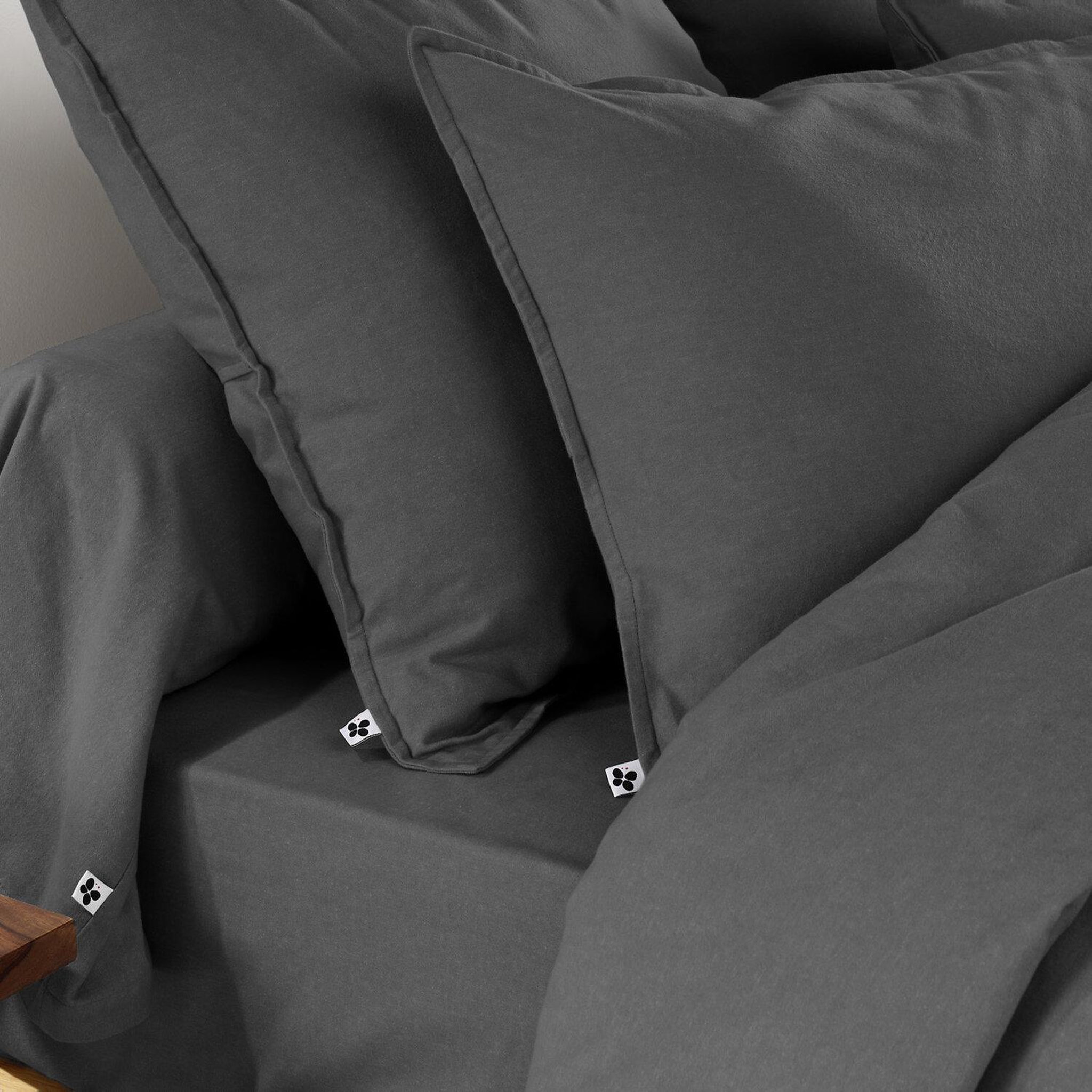 Voir la diapositive 4 : Home collection Taie d'oreiller 100%flanelle