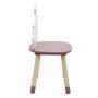 Voir la diapositive 3 : Paris Prix Chaise Enfant  Madame Princesse  57cm Rose