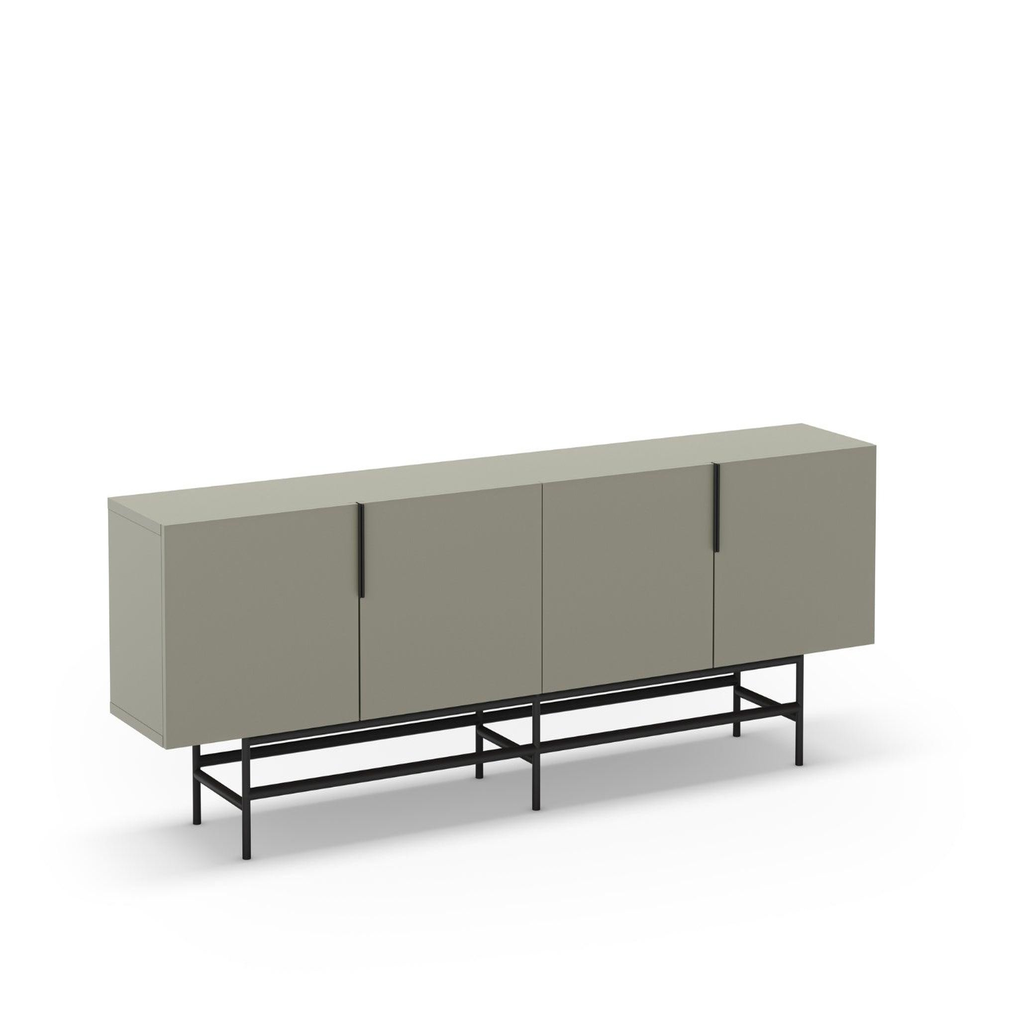 CASANOVA PARIS Soma - meuble tv 200cm en mélamine. Coloris disponibles : Marron, Vert