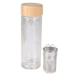 Paris Prix Bouteille à Thé & Infuseur  Double Paroi  0,3 Transparent