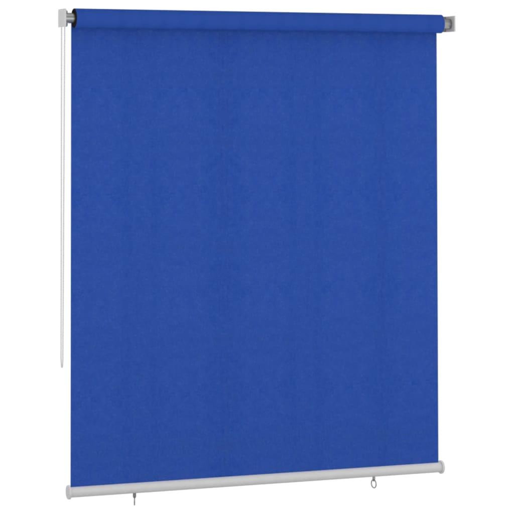 Voir la diapositive 2 : VIDAXL Store roulant d'exterieur 205 (l) x 230 (h) cm bleu hdpe