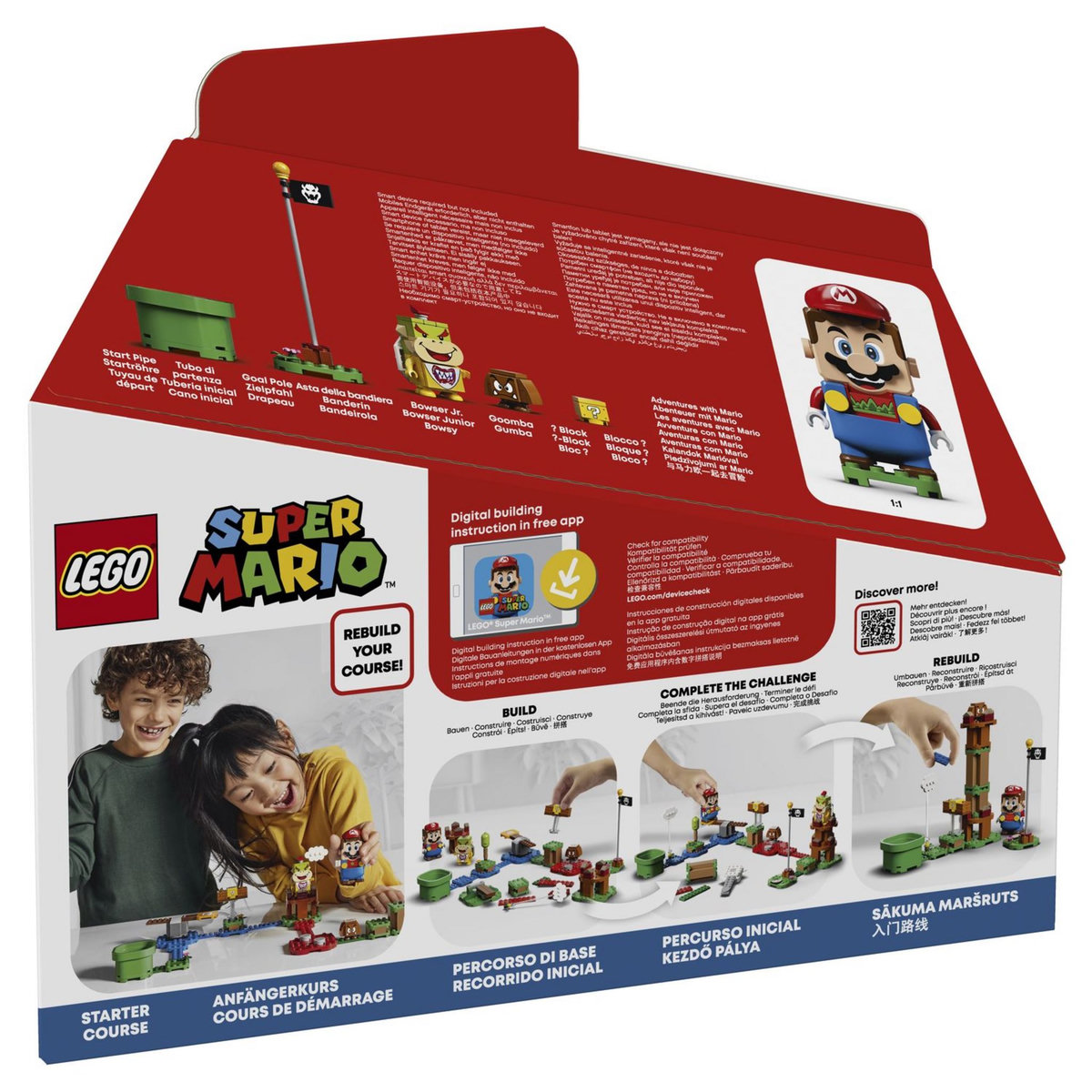 LEGO Super Mario 71360 - Pack de démarrage Les Aventures de Mario, Jouet interactif, Jeu de Construction Incluant la Figurine