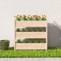 Voir la diapositive 3 : VIDAXL Jardiniere 112x25x104,5 cm Bois massif de pin