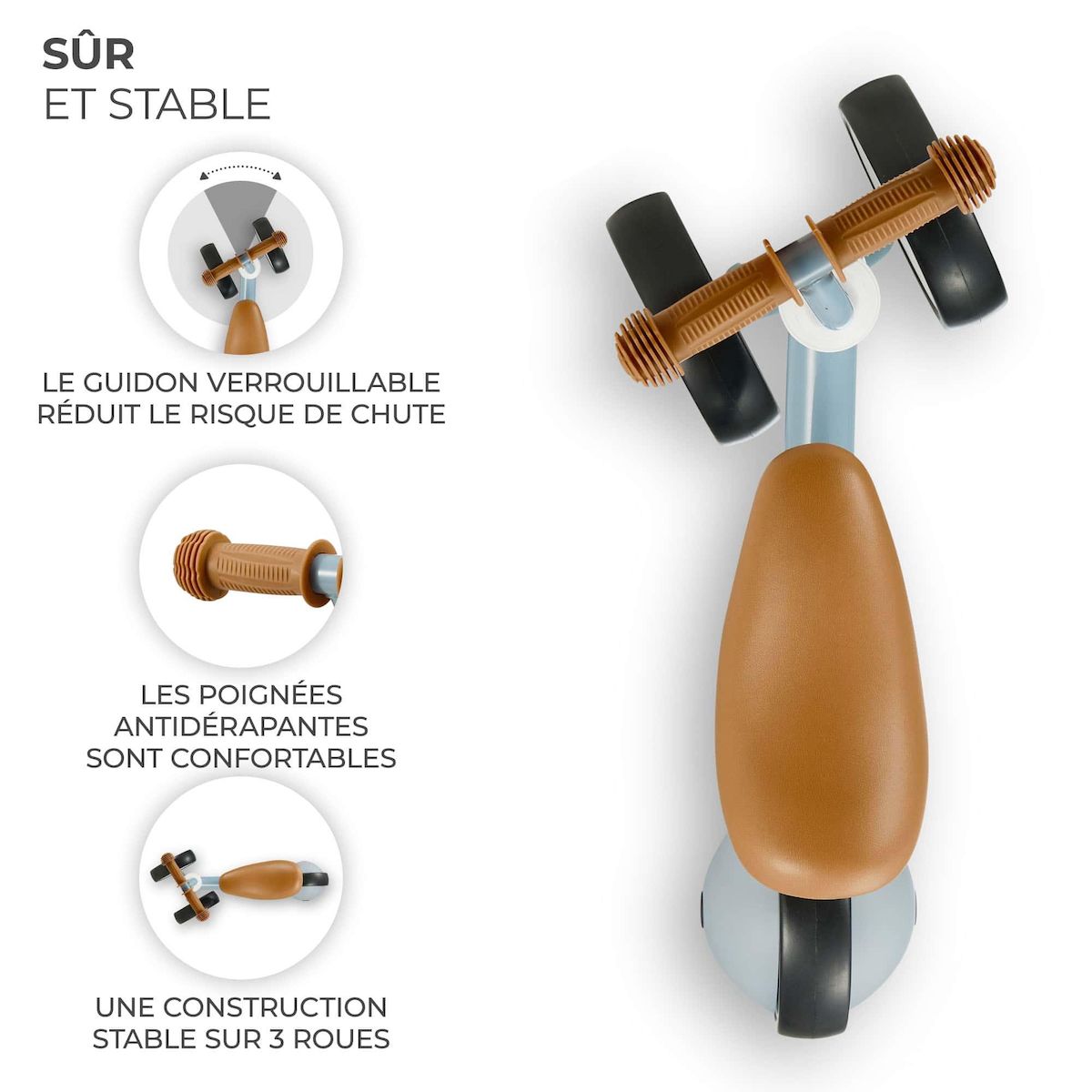 KINDERKRAFT Draisienne pour enfants - vélo d'équilibre 18 mois à 3 ansDraisienne pour enfants - vélo d'équilibre 18 mois à 3 ans